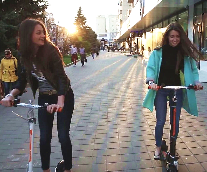 folding electric scooter