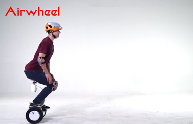 Airwheel S8 double wheel scooter, teach you ride it with your exclusive APP